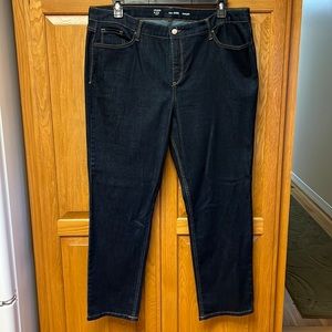 Crown & Ivy Straight Leg Jeans 20W NWOT